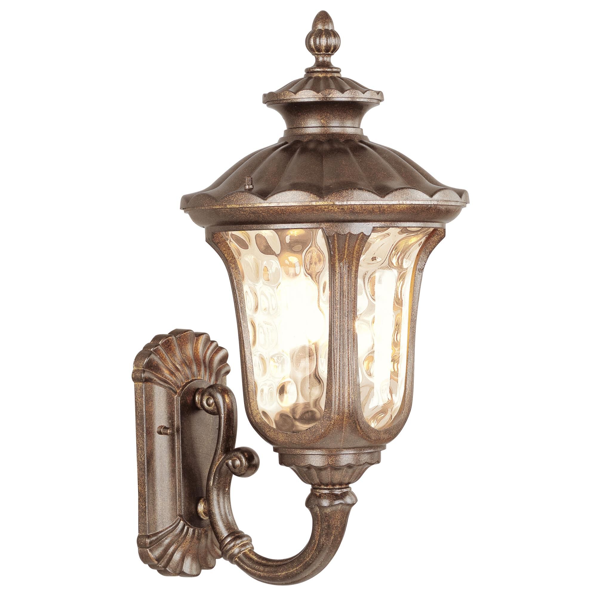 Oxford 28 Inch Tall 3 Light Outdoor Wall Light by Livex Lighting